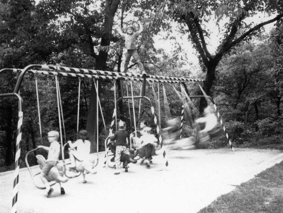 playground, history of Iowa, Iowa History, swing set, Ely, IA, Iowa, Karns, Mike, Children, Leisure