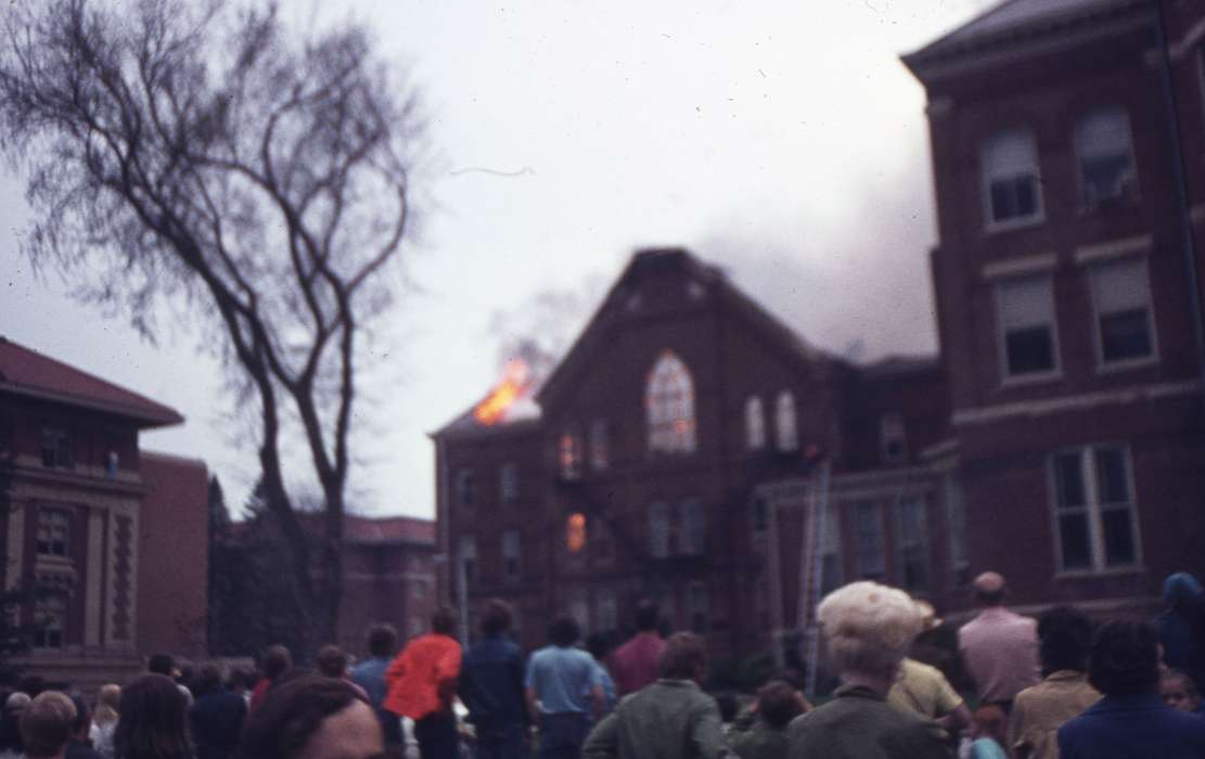 history of Iowa, UNI Special Collections & University Archives, Iowa, university of northern iowa, uni, old gilchrist, Iowa History, Schools and Education, fire, Cedar Falls, IA, Wrecks