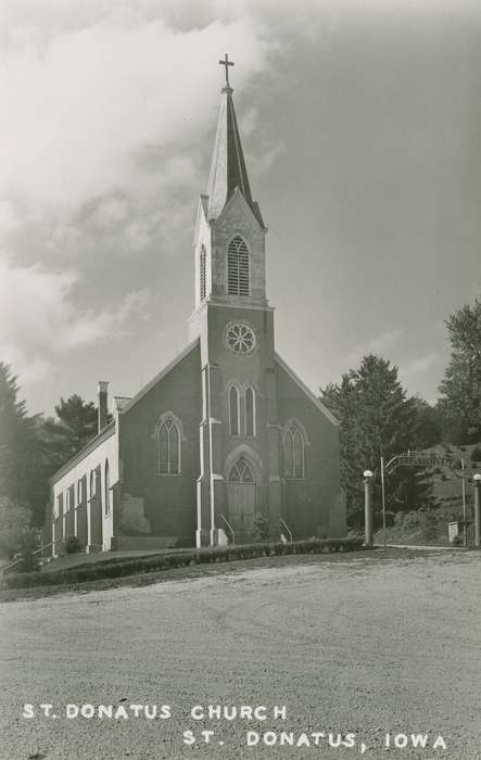 Iowa, history of Iowa, Religious Structures, St. Donatus, IA, Palczewski, Catherine, church, Iowa History