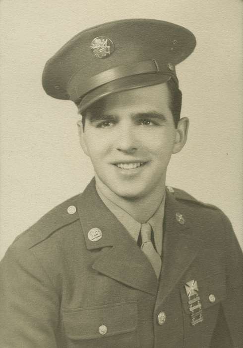 Military and Veterans, wwii, Campopiano Von Klimo, Melinda, history of Iowa, uniform, Portraits - Individual, Iowa History, world war ii, Iowa, hat, Des Moines, IA