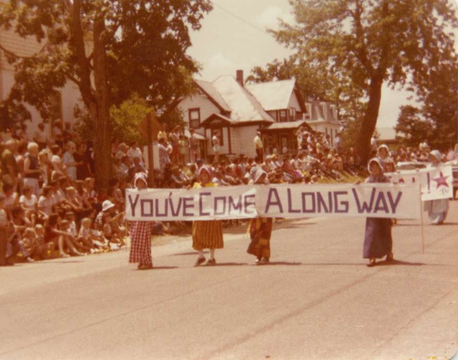 Cities and Towns, Iowa History, Iowa, Civic Engagement, parade, Wessels, Doris, history of Iowa, Children, Epworth, IA