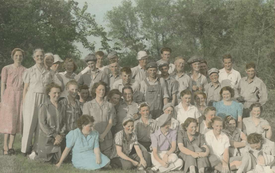 Iowa, McMurray, Doug, history of Iowa, Webster City, IA, Iowa History, colorized, Portraits - Group