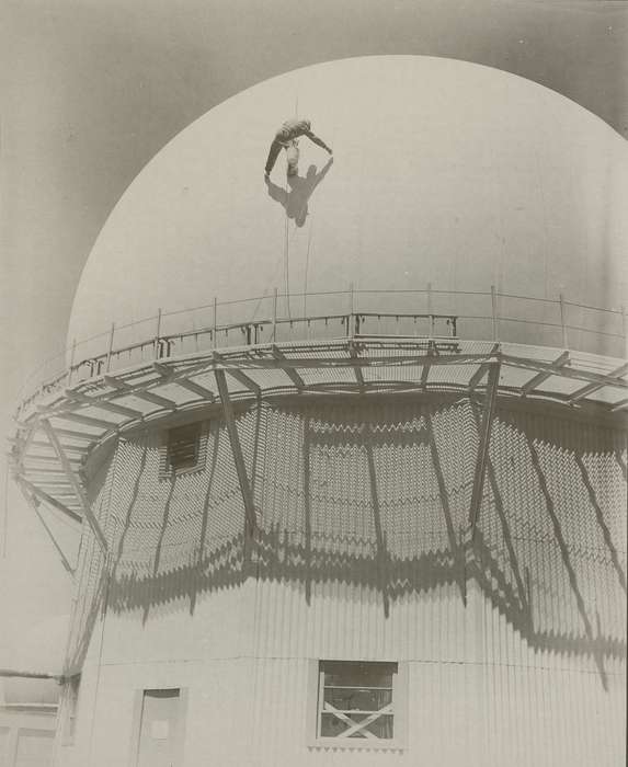 Military and Veterans, dome, history of Iowa, Iowa History, military base, airbase, man, Iowa, correct date needed, catwalk, Waverly Public Library