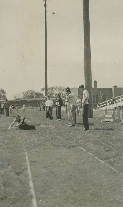 spectator, history of Iowa, track, McMurray, Doug, Iowa, jump, Sports, Iowa History, Webster City, IA