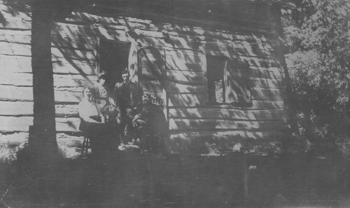 Portraits - Group, King, Tom and Kay, house, IA, Iowa History, Iowa, history of Iowa