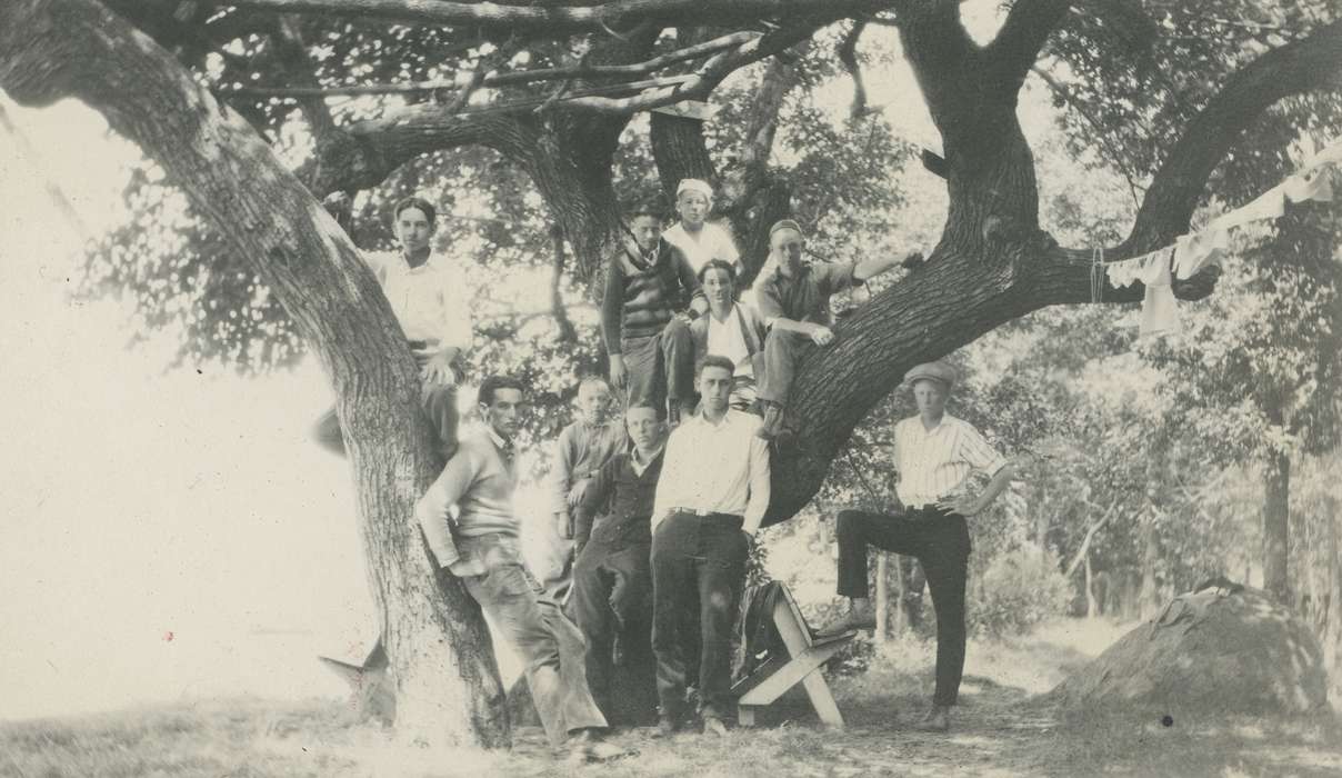 Portraits - Group, Iowa History, Iowa, Clear Lake, IA, McMurray, Doug, history of Iowa, Outdoor Recreation, Children, boy scouts