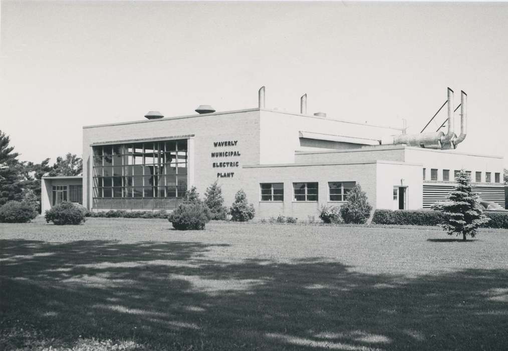 history of Iowa, Iowa History, power plant, industry, Businesses and Factories, Waverly, IA, Iowa, correct date needed, Waverly Public Library