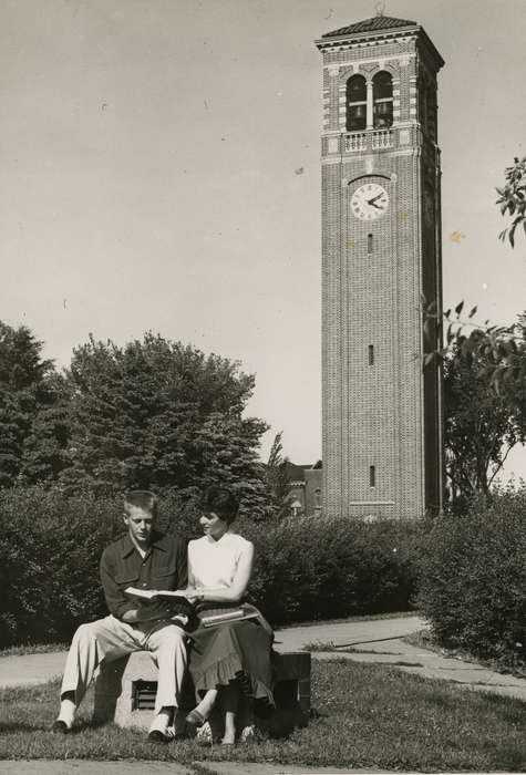 book, campanile, Iowa History, Iowa, Schools and Education, university of northern iowa, iowa state teachers college, uni, UNI Special Collections & University Archives, Leisure, Cedar Falls, IA, history of Iowa