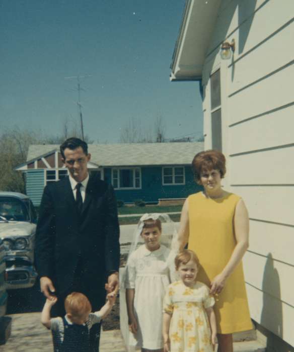 history of Iowa, Iowa History, first communion, Families, Sibley, IA, Kellen, Catherine, Iowa, Religion, dress, Children, suit