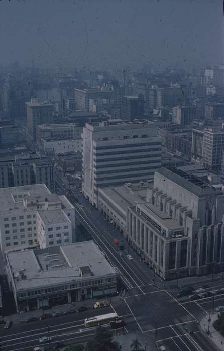 newspaper, skyline, history of Iowa, la times, city, Iowa, Cities and Towns, Sack, Renata, Businesses and Factories, building, downtown, Los Angeles, CA, Iowa History