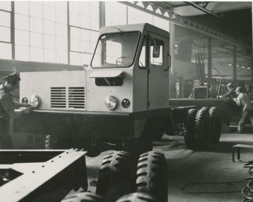 Motorized Vehicles, Iowa History, Waverly Public Library, Iowa, history of Iowa, Businesses and Factories, correct date needed, Waverly, IA, Labor and Occupations