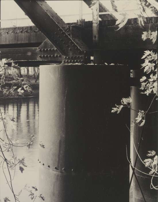 nature, bridge, Iowa History, history of Iowa, Lakes, Rivers, and Streams, Waverly, IA, river, Iowa, Landscapes, Waverly Public Library