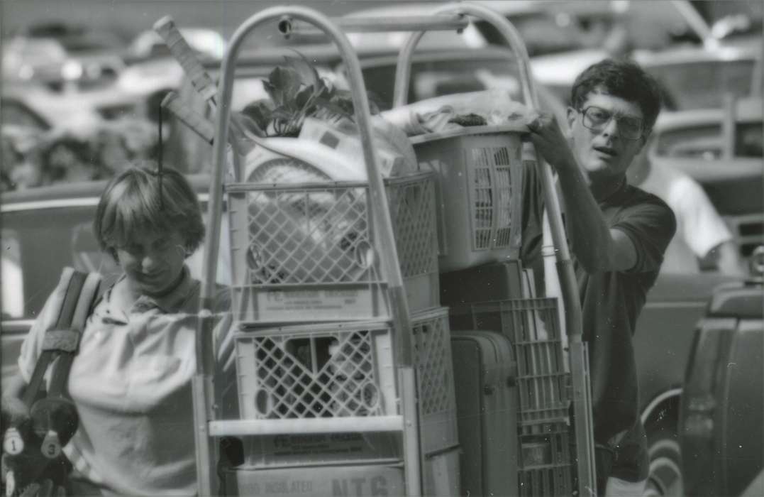 Cedar Falls, IA, history of Iowa, luggage, Iowa History, Families, UNI Special Collections & University Archives, crate, Iowa, uni, Schools and Education, university of northern iowa