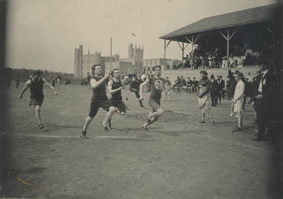 Cedar Falls, IA, history of Iowa, University of Northern Iowa Museum, track and field, Iowa History, uni, iowa state normal school, Iowa, Outdoor Recreation, Schools and Education, Sports, university of northern iowa