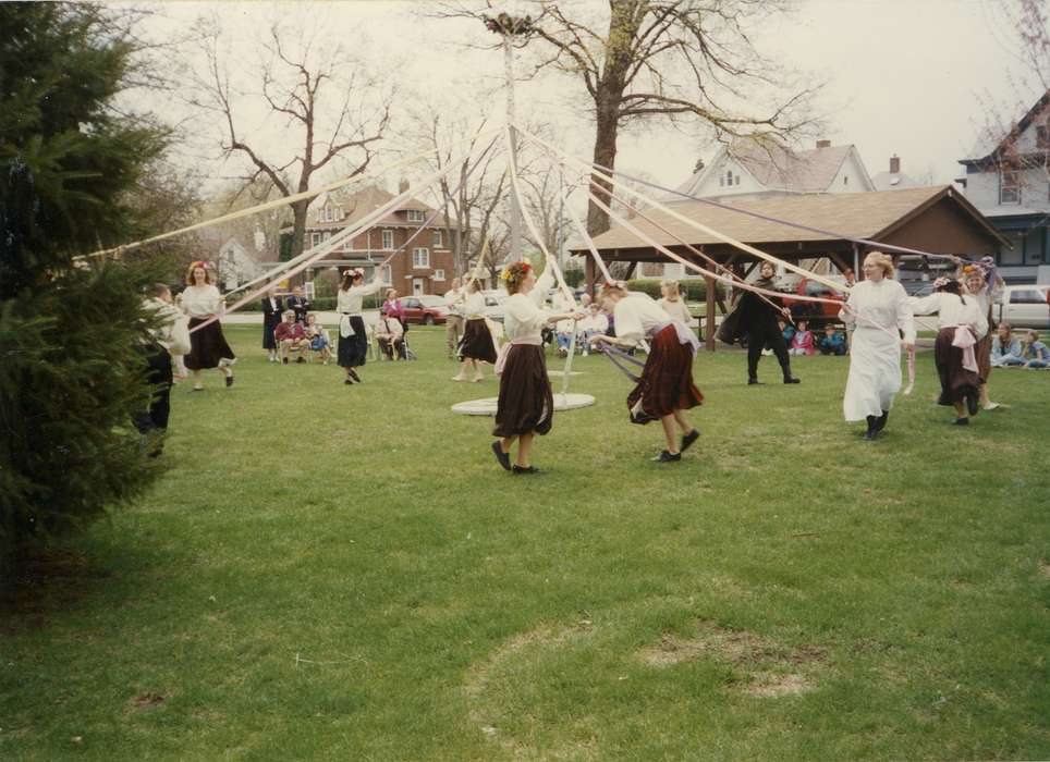 history of Iowa, Entertainment, maypole, Holidays, overman park, Civic Engagement, fashion, Iowa, Iowa History, Schools and Education, University of Northern Iowa Museum, Cedar Falls, IA, Fairs and Festivals