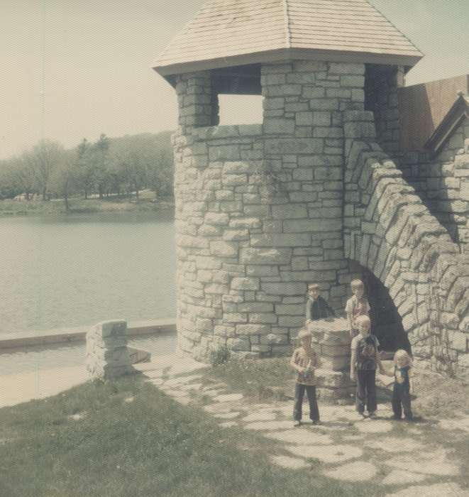 Portraits - Group, history of Iowa, Iowa History, state park, Lakes, Rivers, and Streams, Liekweg, Amy, Iowa, Outdoor Recreation, Strawberry Point, IA, point of interest, attraction, Children, park