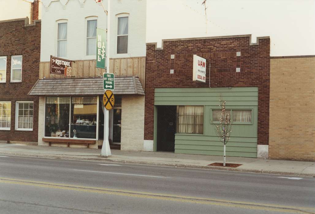 mainstreet, Main Streets & Town Squares, history of Iowa, Iowa History, storefront, Businesses and Factories, Waverly, IA, Iowa, Cities and Towns, Waverly Public Library