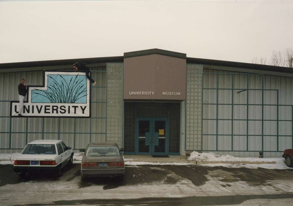 Cedar Falls, IA, cars, history of Iowa, University of Northern Iowa Museum, Iowa History, Winter, uni, museum, Iowa, Schools and Education, university of northern iowa