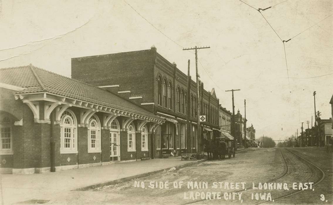 Main Streets & Town Squares, La Porte City, IA, history of Iowa, Iowa History, Liekweg, Amy, trolley, Iowa, Cities and Towns