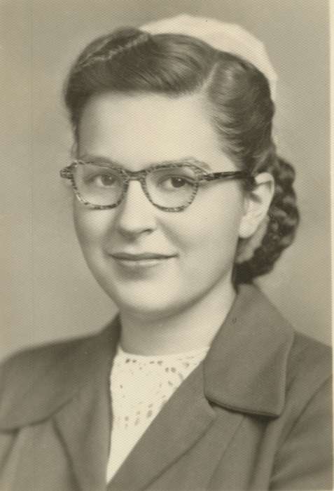 Johnson County, IA, Miller, Lori, history of Iowa, Iowa History, smile, glasses, Iowa, Portraits - Individual