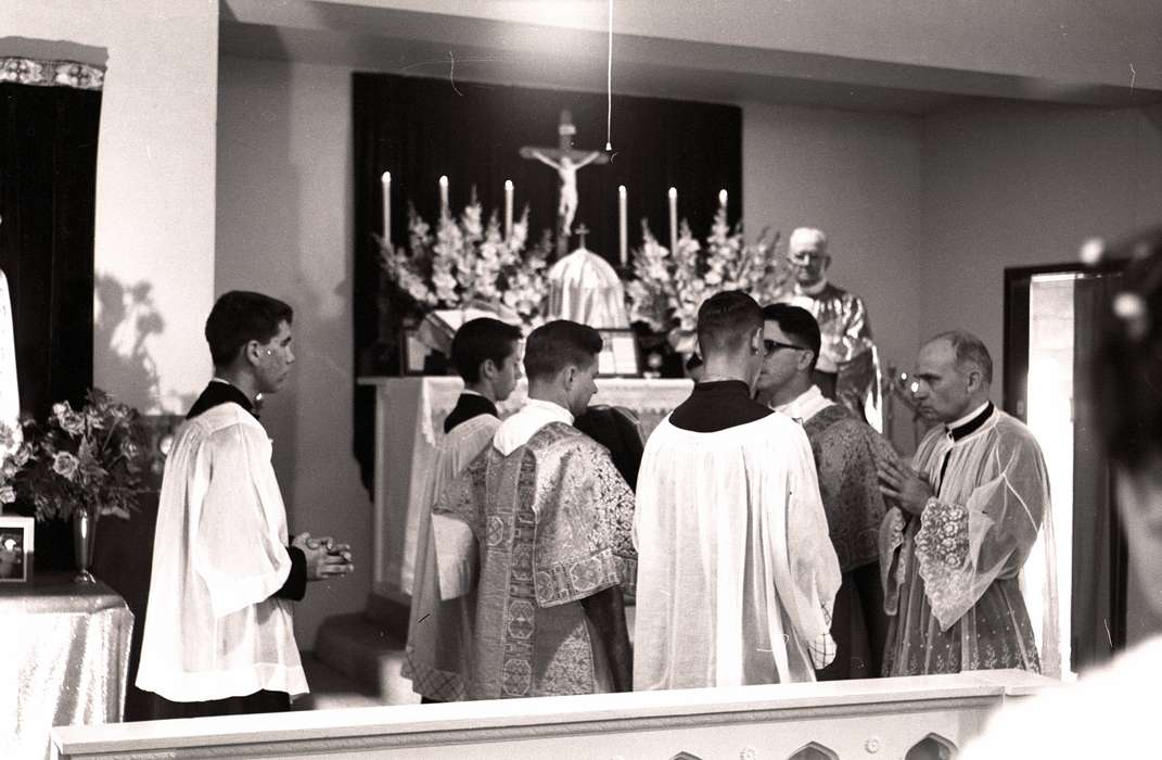 catholic, Religious Structures, mass, priest, altar boy, Iowa History, history of Iowa, Numa, IA, Iowa, Lemberger, LeAnn, church, Religion