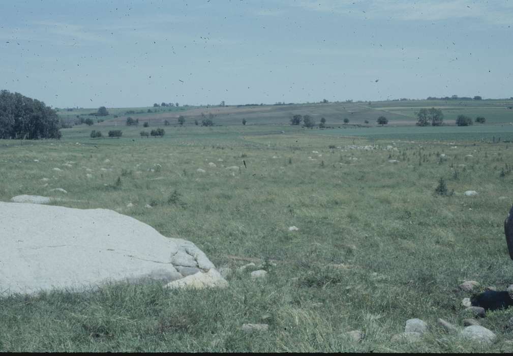 IA, history of Iowa, Iowa, Zischke, Ward, field, rock, Iowa History, Landscapes