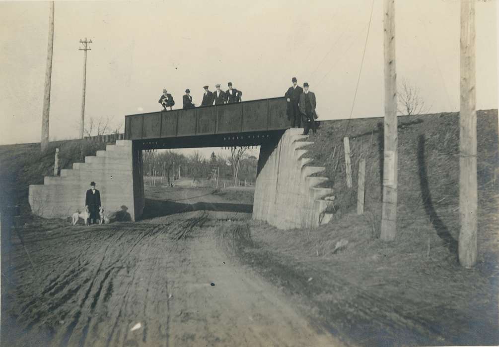Cities and Towns, suit, Iowa History, Waverly Public Library, Iowa, history of Iowa, bridge, Waverly, IA, train track
