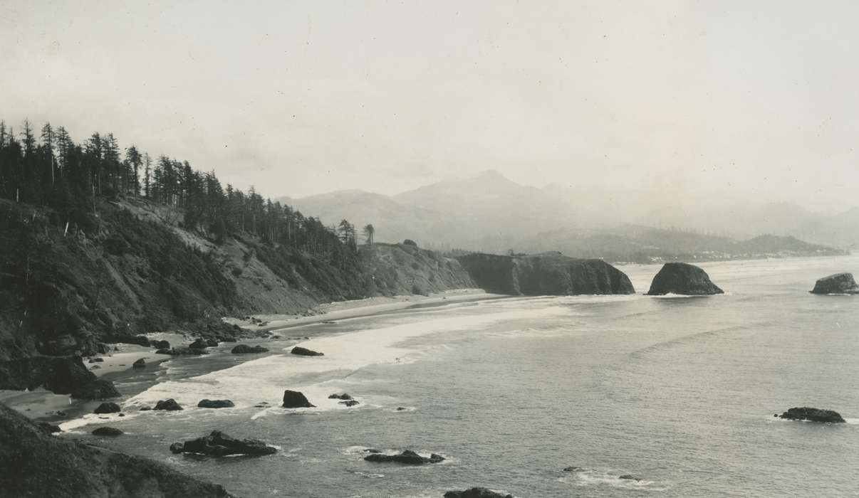 Travel, history of Iowa, Iowa History, ocean, Iowa, Landscapes, McMurray, Doug, Cannon Beach, OR