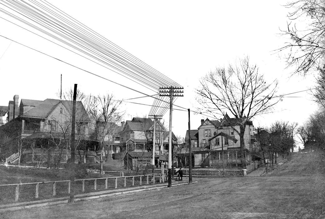 Iowa, neighborhood, telephone pole, Homes, Lemberger, LeAnn, Cities and Towns, Ottumwa, IA, history of Iowa, Iowa History