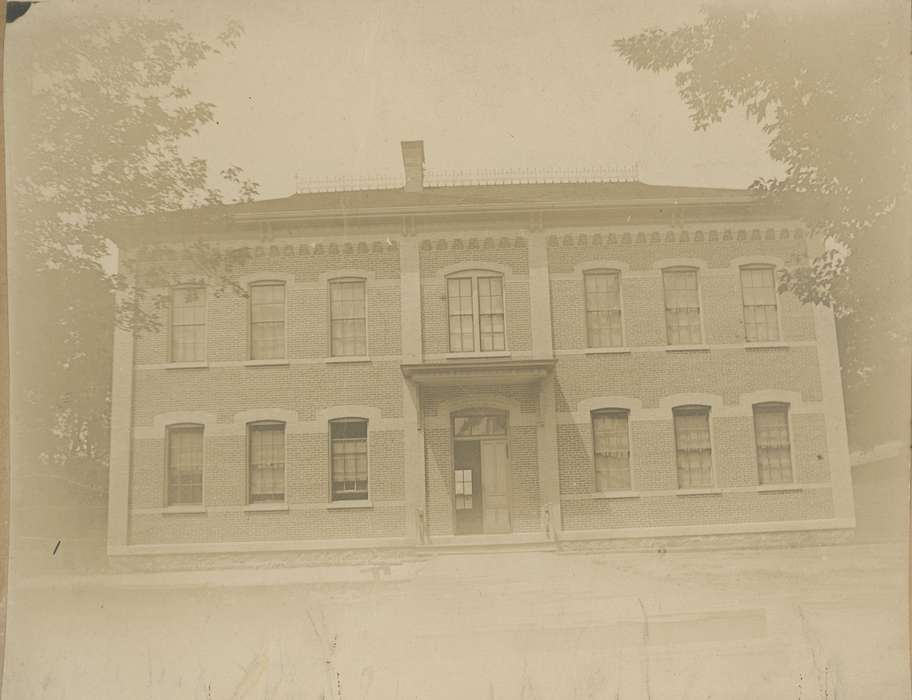 history of Iowa, Iowa History, Waverly, IA, school, Iowa, Schools and Education, correct date needed, jr high school, Waverly Public Library