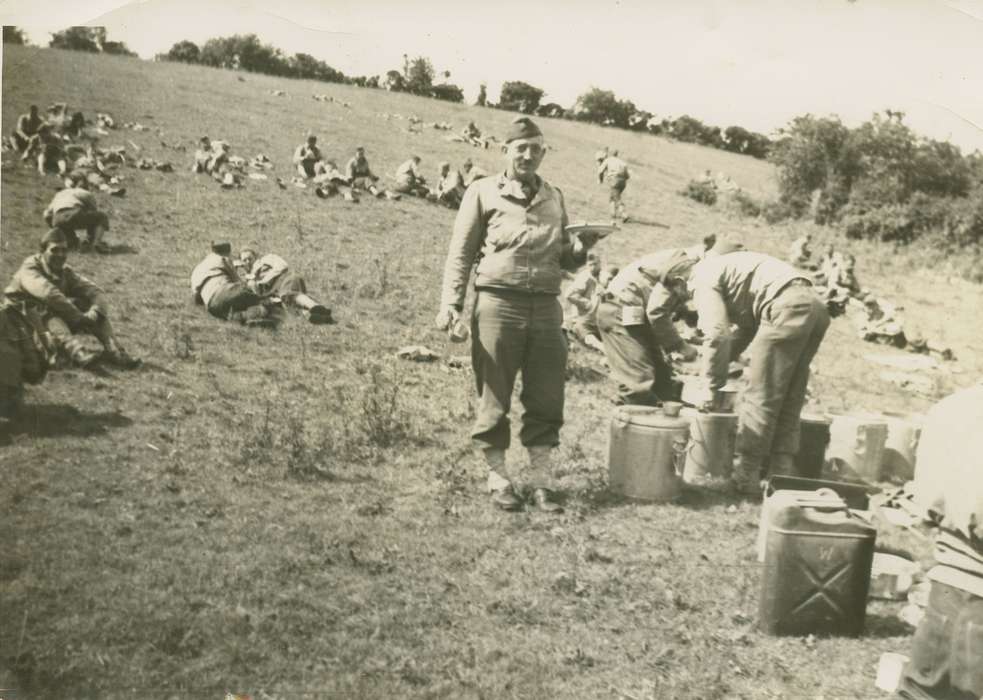 Food and Meals, Iowa, Military and Veterans, Kozak (Apgar ), Carol, army, wwii, history of Iowa, Iowa History