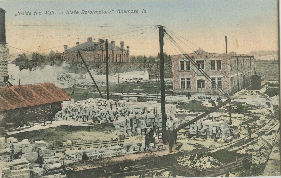 history of Iowa, Iowa, Iowa History, anamosa state penitentiary, Anamosa, IA, Prisons and Criminal Justice, Hatcher, Cecilia