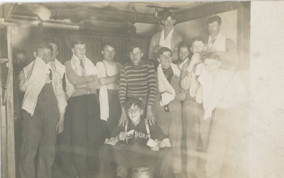 Waverly, IA, history of Iowa, group photo, young men, Iowa, correct date needed, Waverly Public Library, Iowa History, Portraits - Group