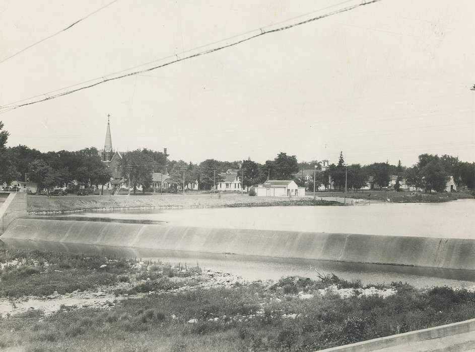 history of Iowa, Iowa History, Lakes, Rivers, and Streams, Waverly, IA, cedar river, Iowa, Cities and Towns, Waverly Public Library, dam