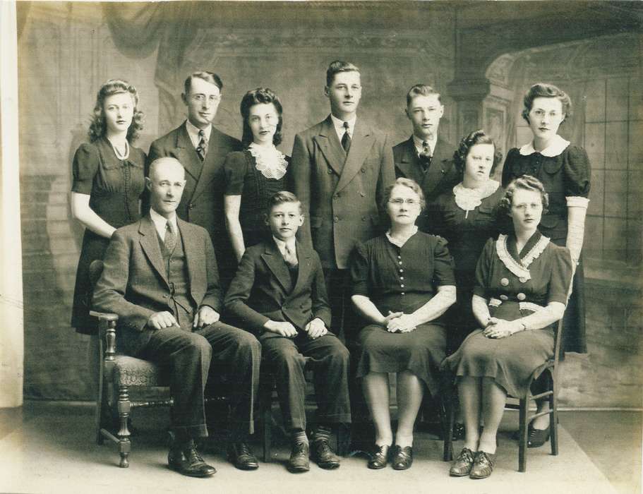 IA, Portraits - Group, Sweeney, Rebecca, Iowa History, Iowa, history of Iowa