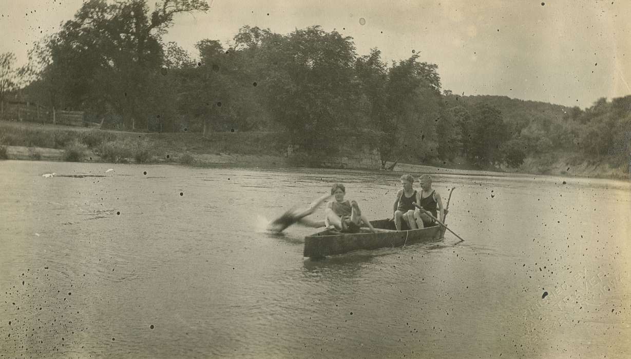 lake, history of Iowa, McMurray, Doug, boat, Iowa, Lakes, Rivers, and Streams, boy scouts, Children, Webster City, IA, Iowa History