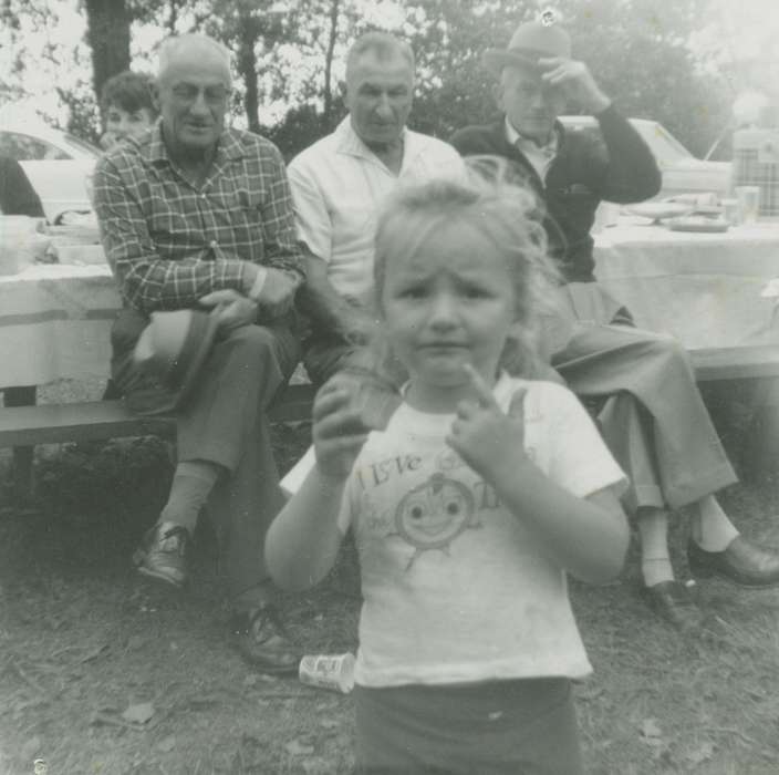 Food and Meals, Iowa, Families, Leisure, Children, finger, Portraits - Individual, Maddy, Jodi, history of Iowa, Agency, IA, picnic, Iowa History