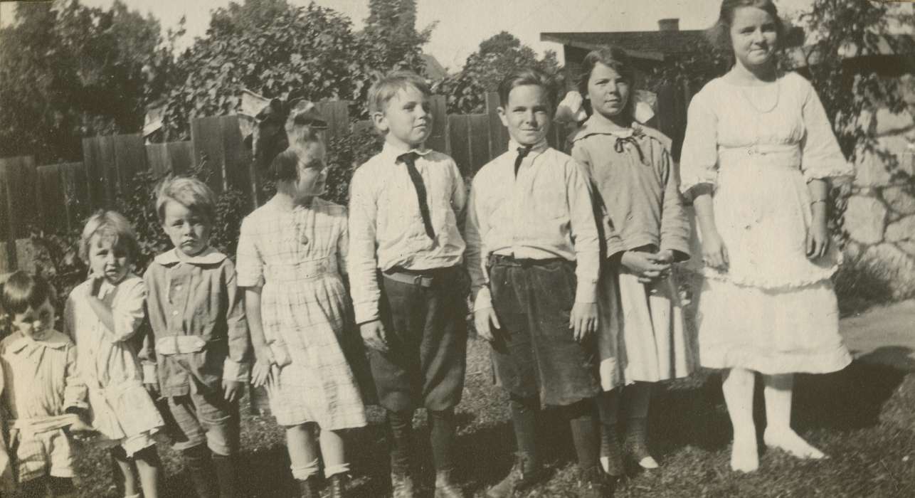 Portraits - Group, Travel, history of Iowa, Pasadena, CA, Mortenson, Jill, Iowa History, Iowa, Children