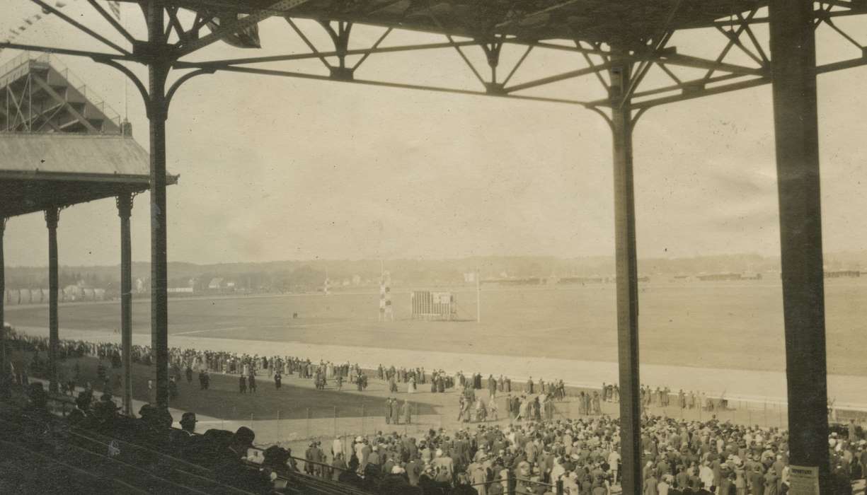 flag, bleachers, history of Iowa, Iowa History, Entertainment, crowd, Elmont, NY, Iowa, McMurray, Doug