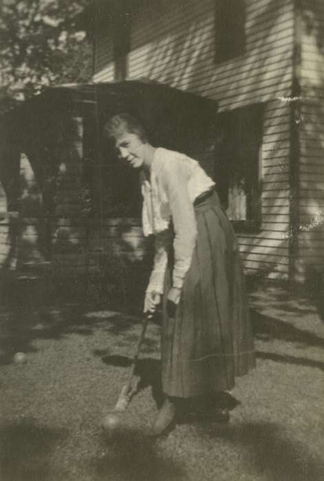history of Iowa, Iowa, Mortenson, Jill, Iowa History, Macey, IA, Leisure, croquet