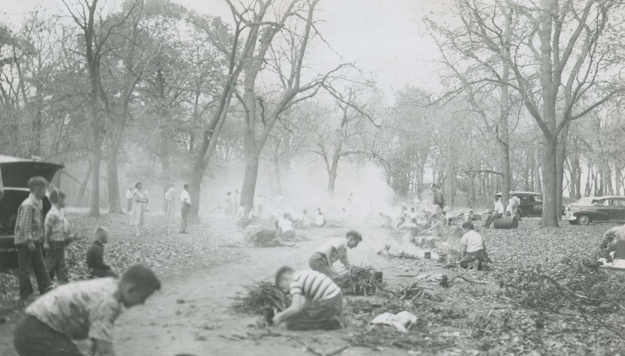 contest, sticks, boy scout, Iowa History, Iowa, McMurray, Doug, Hamilton County, IA, history of Iowa, Outdoor Recreation, Children, water boiling contest, fire