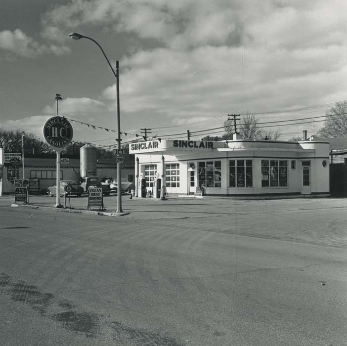 community, Iowa History, Bremer County, IA, Waverly Public Library, gas station, Iowa, history of Iowa, Businesses and Factories, correct date needed