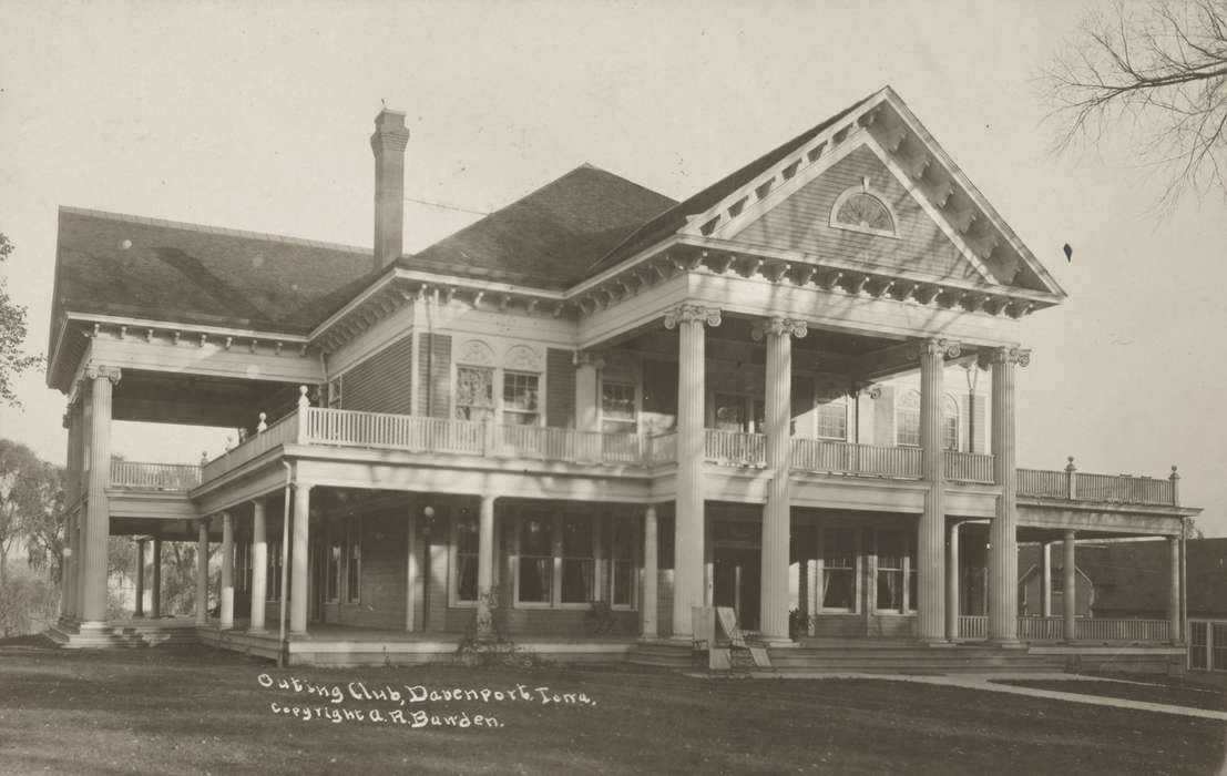 Library of Congress, estate, history of Iowa, Iowa, wrap around, Outdoor Recreation, Iowa History, pillar, architecture