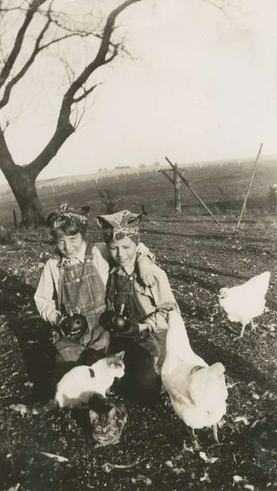 cat, Kastendick, C.J., history of Iowa, chicken, IA, Iowa History, Animals, Iowa, Farms, Children