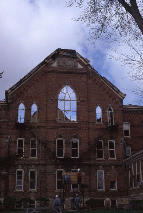 Cedar Falls, IA, history of Iowa, Iowa History, uni, fire, old gilchrist, UNI Special Collections & University Archives, Iowa, Schools and Education, university of northern iowa
