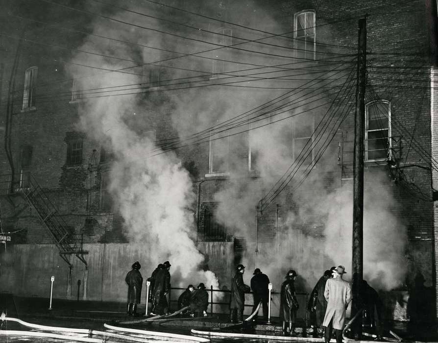 history of Iowa, Iowa History, Ottumwa, IA, Iowa, Lemberger, LeAnn, Businesses and Factories, fire