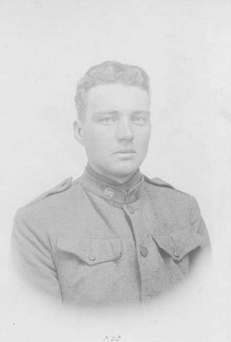 Mary, Buell, Military and Veterans, Iowa History, Iowa, history of Iowa, wwi, IA, uniform