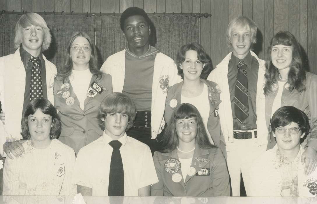 Portraits - Group, Stewart, Phyllis, Iowa, Schools and Education, african american, People of Color, Fort Dodge, IA, 4-h, history of Iowa, Iowa History