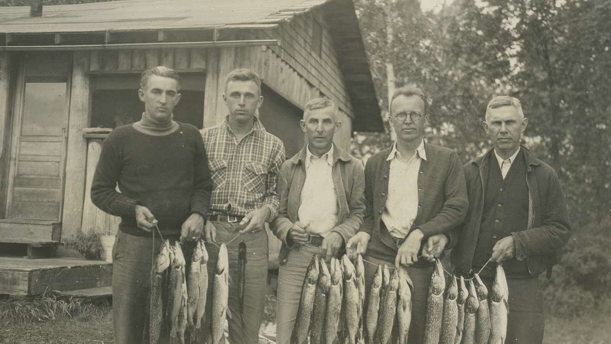 Travel, history of Iowa, Inguadona, MN, McMurray, Doug, Iowa, fishing, fish, Iowa History, Portraits - Group