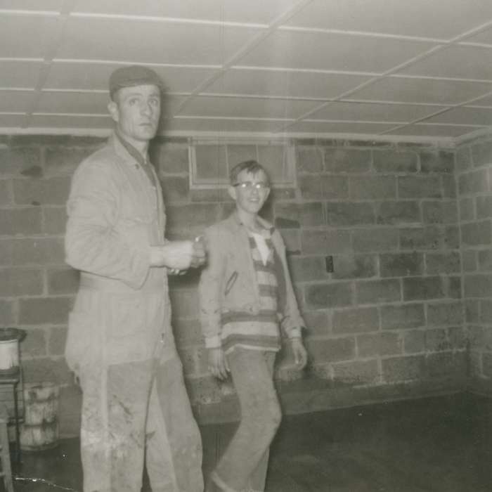 Tracy, IA, history of Iowa, Iowa, Holland, John, Iowa History, Labor and Occupations, basement